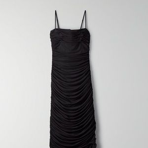 COPY - Aritzia Babaton Luxor Long Dress Black 02